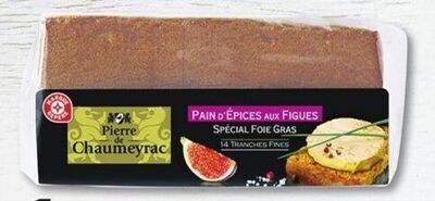 Pain d'Épices aux Figues spécial foie gras 14 tranches fines