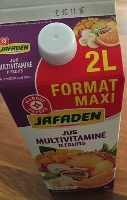Jus multivitaminé 11 fruits front packaging