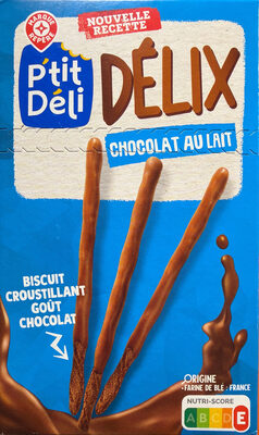 Délix chocolat au lait front packaging