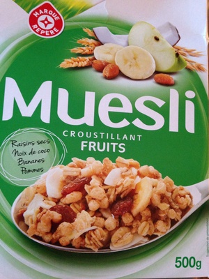 Muesli croustillant aux fruits