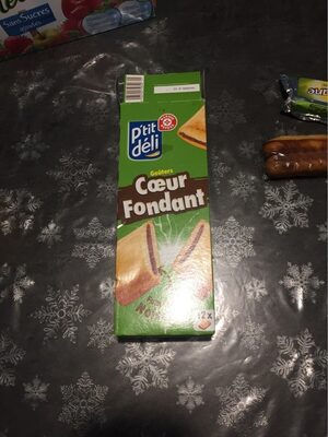 Biscuits fourrés P'tit Deli Noisette front packaging