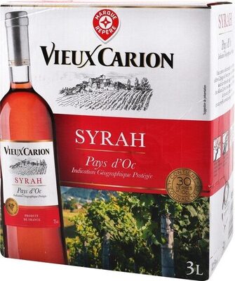 Vin de pays d'Oc syrah rosé I.G.P. - Bag-in-Box®
