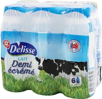 Lait demi-écrémé bouteille