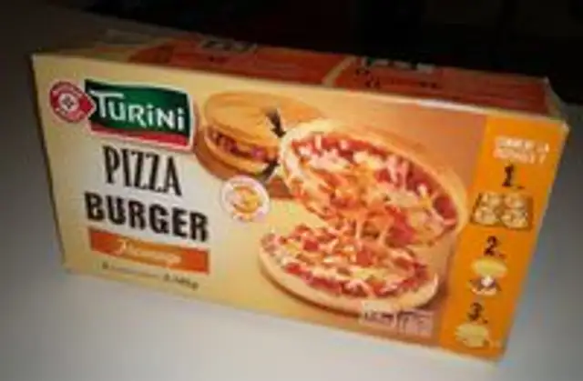 Pizza burger saveur fromage x 2