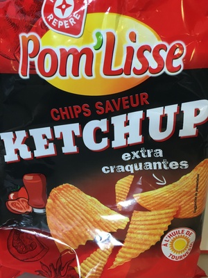 Chips ondulées saveur ketchup