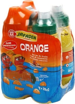 Boisson orange - 4 x 20 cl UNITÉ