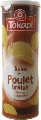 Tuiles apéritives goût Poulet braisé front packaging