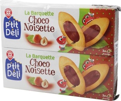 La barquette choco noisette front packaging