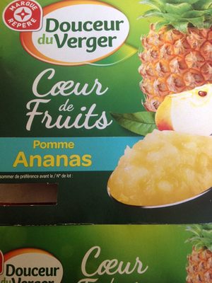 Coeur de fruits pomme ananas