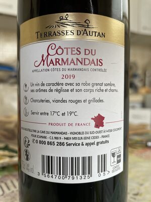 Côtes du Marmandais A.O.C. 2017