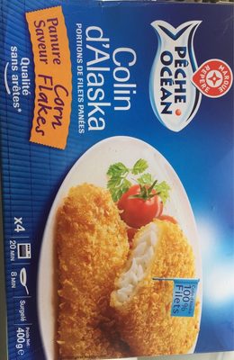 Filets de colin d'Alaska corn flakes x 4