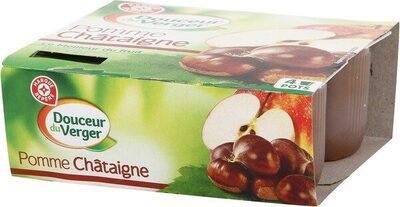 Compote pomme châtaigne