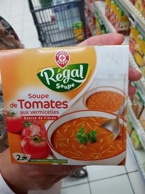 Soupe de tomates et vermicelles