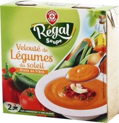 Soupe velouté Régal Soupe Légumes du soleil