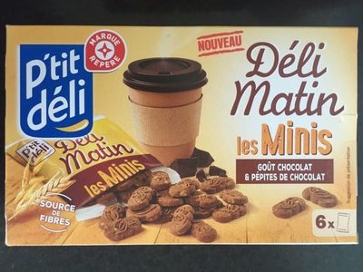Mini biscuits petit déjeuner au chocolat