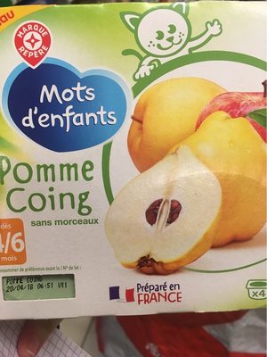 Compote pomme coing