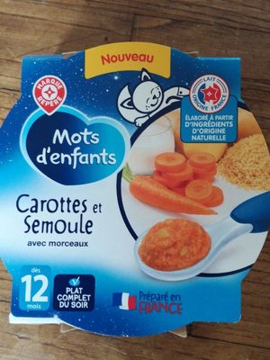 Carottes et semoule