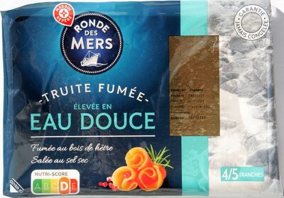 Truite fumée front packaging