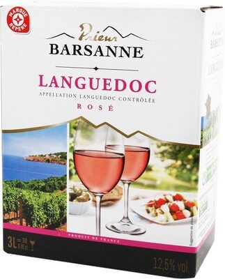 Languedoc rosé A.O.C. - Bag-in-Box® front packaging