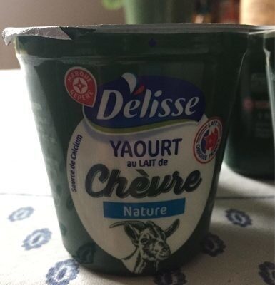 Yaourt au lait de chèvre nature 4 x 125 g front packaging