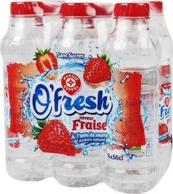 Boisson à l'eau de source arôme naturel fraise sans sucres