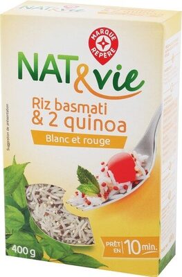 Mélange riz basmati et 2 quinoa