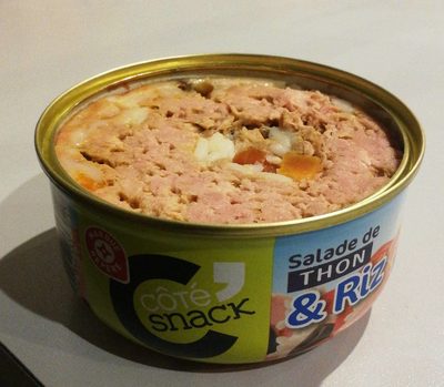 Salade de riz au thon front packaging