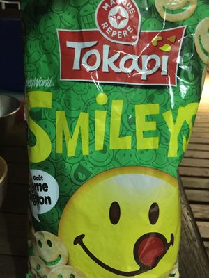 Snack smiley goût crème oignon front packaging