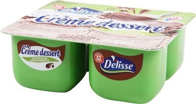 Crème dessert chocolat saveur noisette