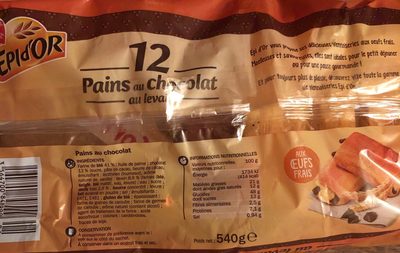 Pains au chocolat au levain