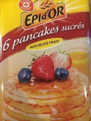 Pancakes sucrés surgelés x 6