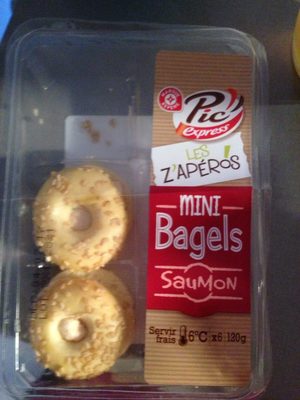 Mini bagels saumon front packaging
