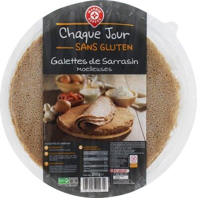 Galettes de sarrasin sans gluten x 4