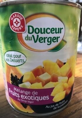 Mélange de fruits exotiques front packaging