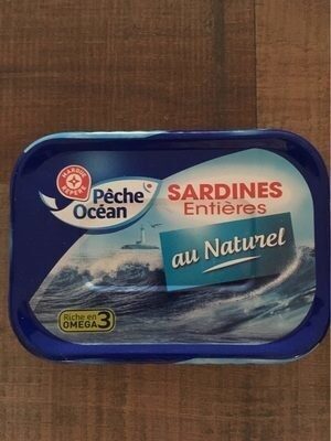 Sardines entières au naturel