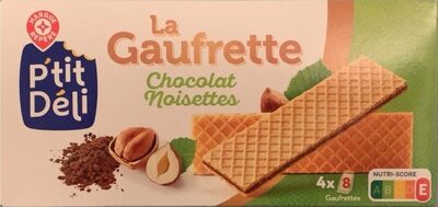 Gaufrettes chocolat- noissettes