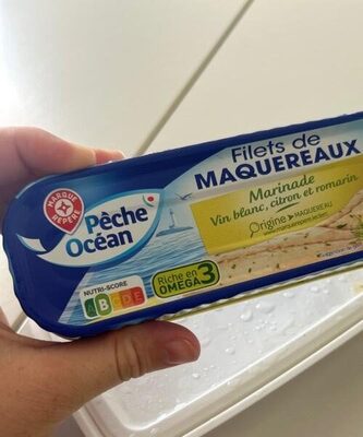 Filets de maquereaux marinés au vin blanc