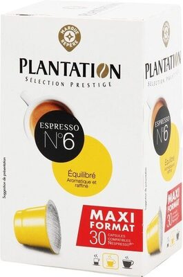 Capsules de café équilibre x 30 front packaging