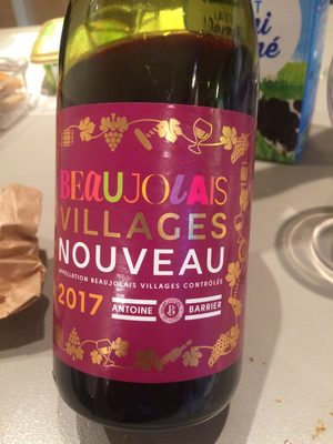 Beaujolais villages nouveau A.O.C. 2017