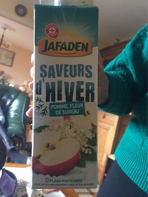 Saveurs d’hiver pomme fleur de sureau front packaging