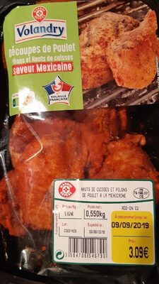 Découpe poulet mexicaine