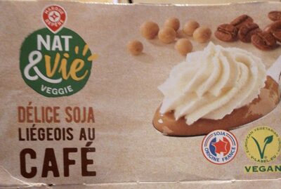Délice soja liégeois au café front packaging