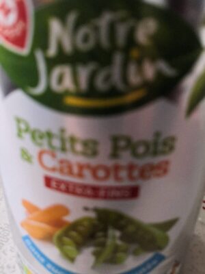 Petits pois extra-fins et jeunes carottes