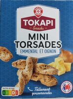 Mini torsades emmental et oignon