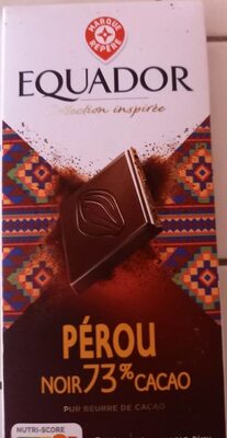 Chocolat noir Pérou 73%