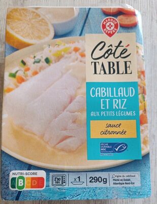 Cabillaud sauce citron front packaging