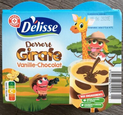 GIRAFE Vanille Cocolat front packaging