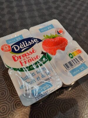 Délisse brassé a la fraise