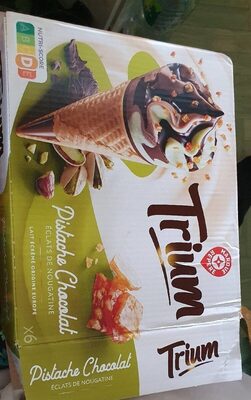 Pistache chocolat éclats de nougatine