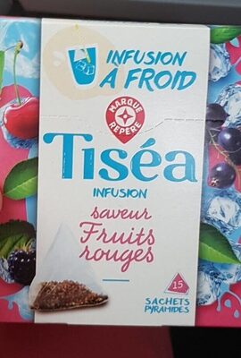 Tisea infusion a froid saveur fruits rouges